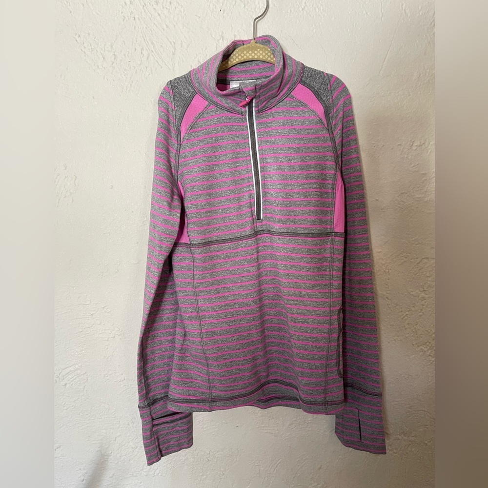 Ivivva pink half zip sweater